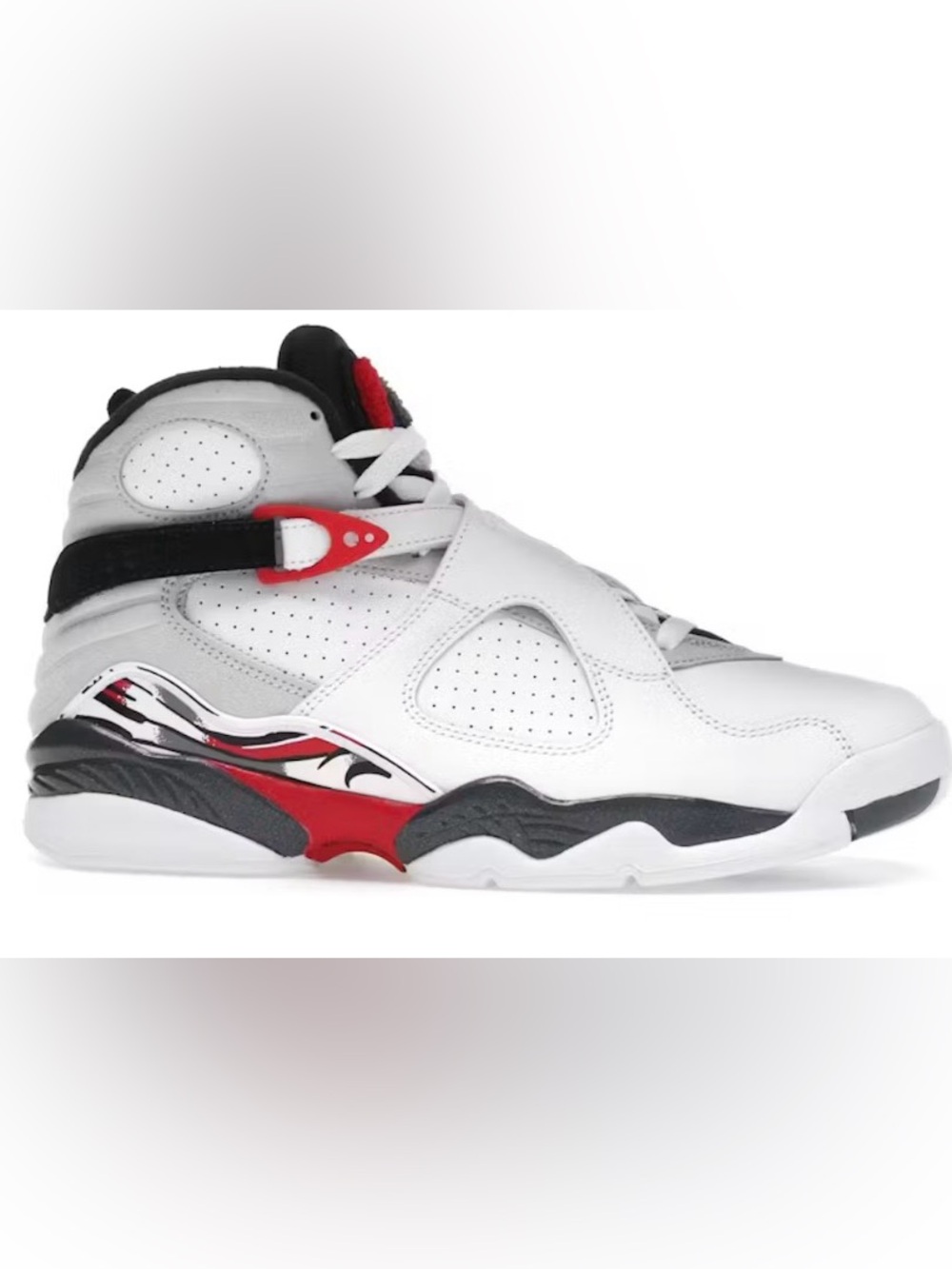 Jordan 8 Retro White/True Red /2025) Men’s Size 12